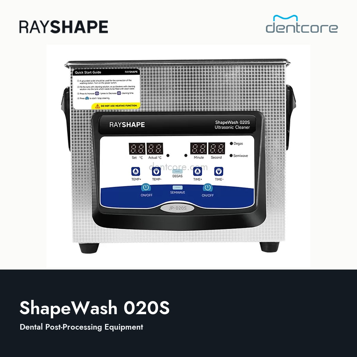 RAYSHAPE ShapeWash 020S - Dental Post-Processing Equipment | Dentcore