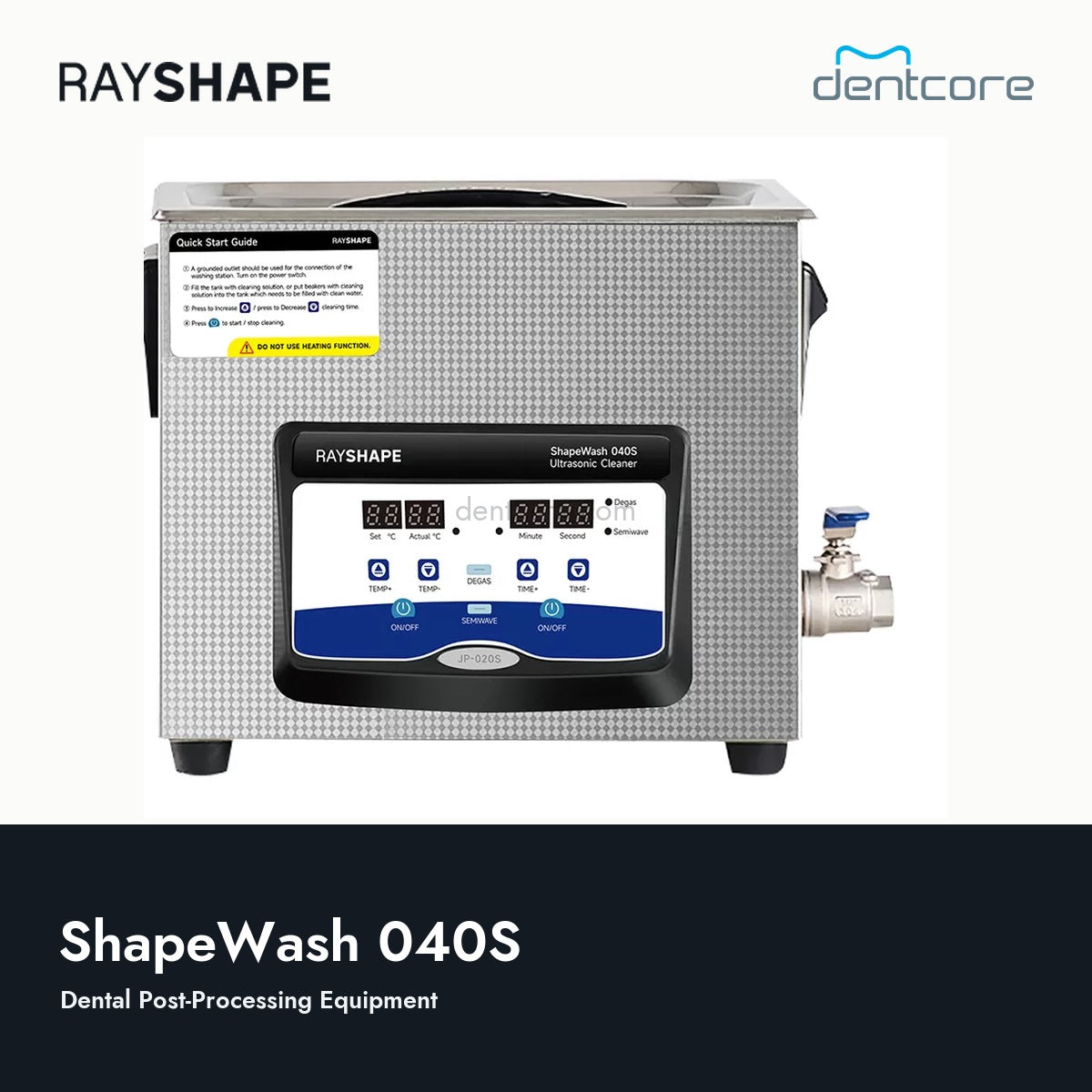 RAYSHAPE ShapeWash 040S - Dental Post-Processing Equipment | Dentcore
