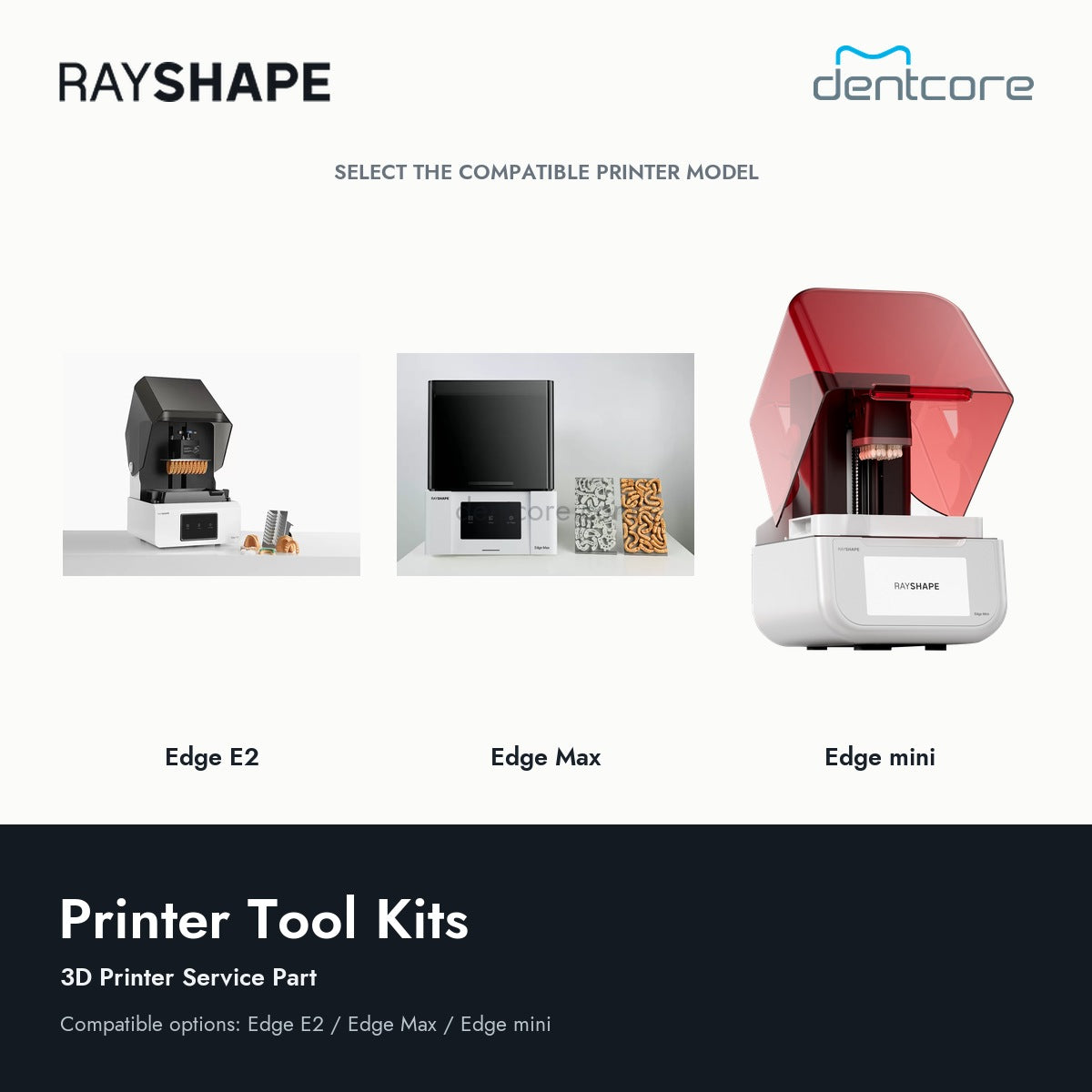 RAYSHAPE Printer Tool Kits - 3D Printer Service Part | Dentcore