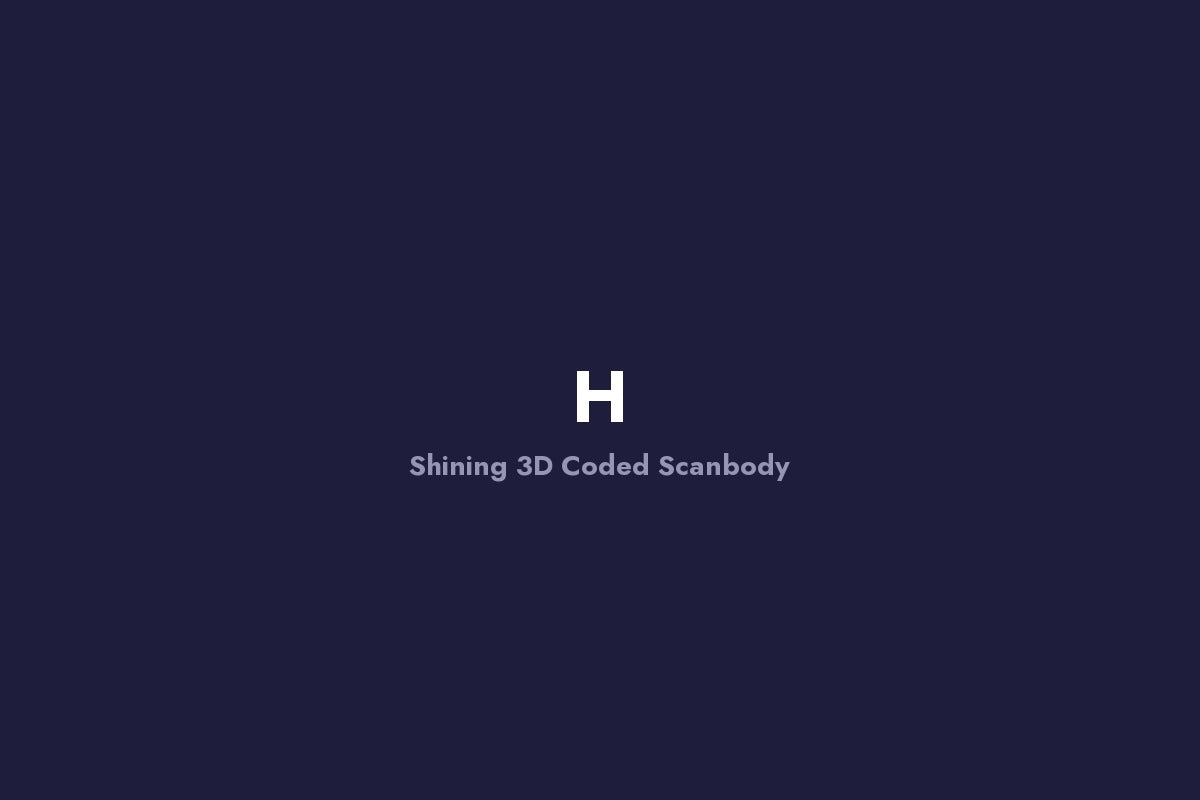 Shining 3D High Accuracy Coded Scanbody H Set (Bundle)