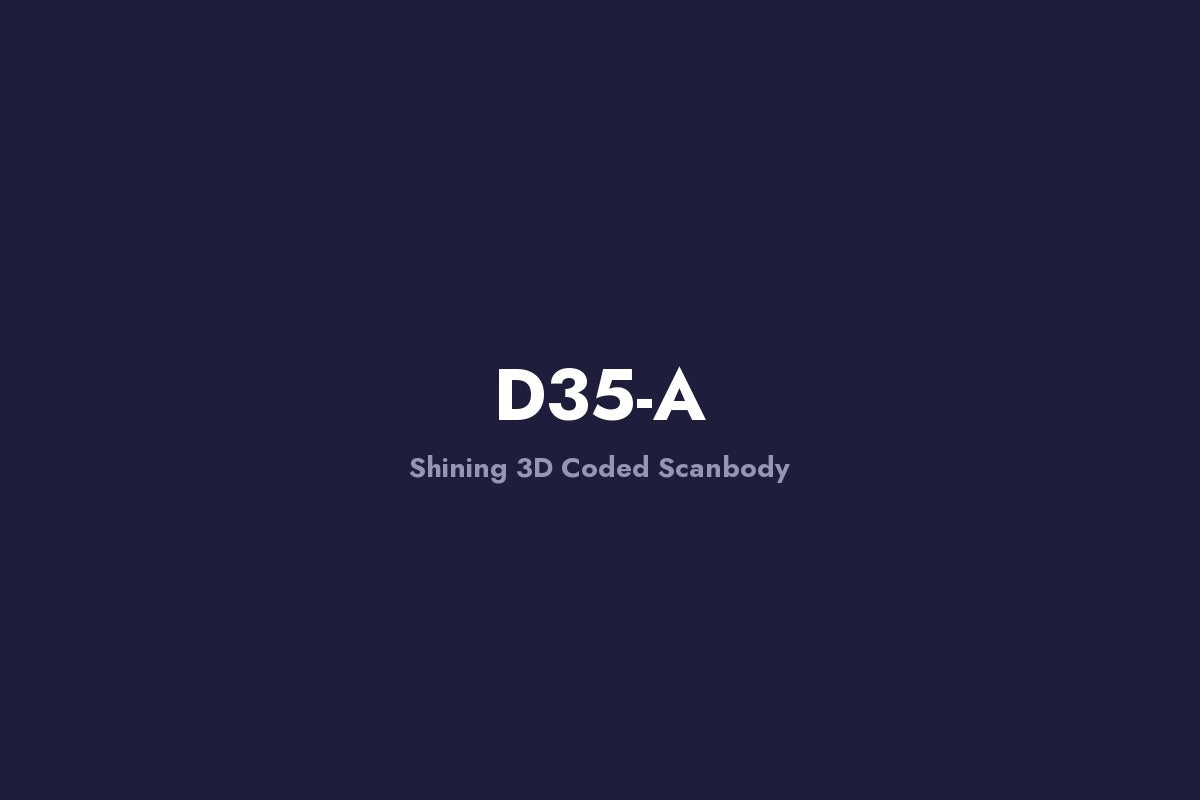 Shining 3D Cap Scanbody for D35-A Set High Accuracy Coded Scanbody