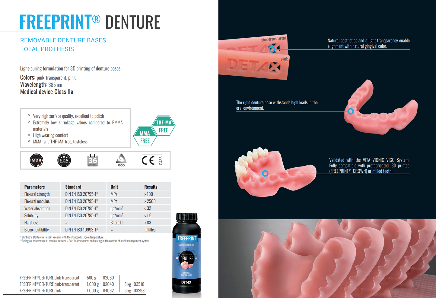 DETAX Freeprint Denture