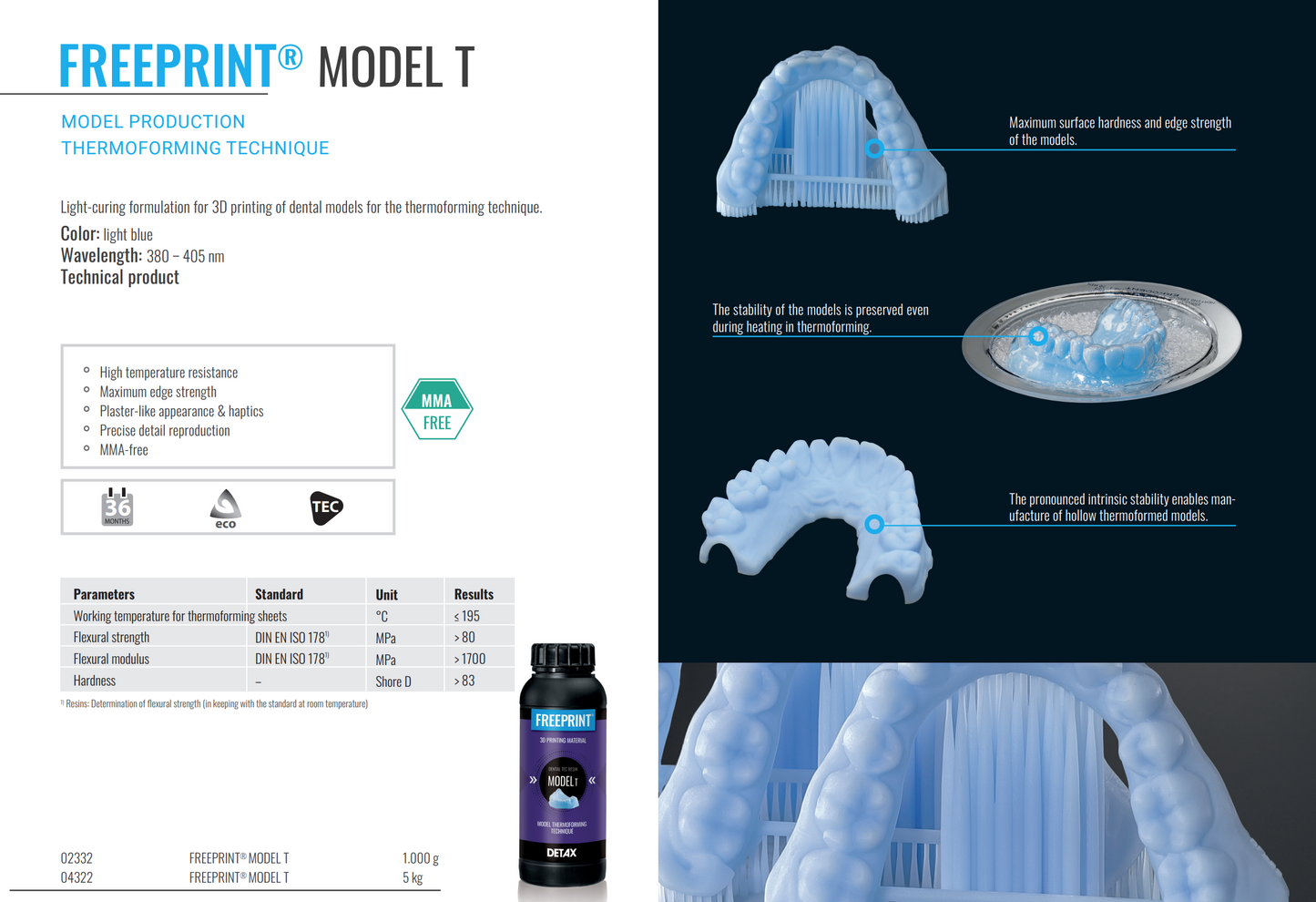 DETAX Freeprint Model T