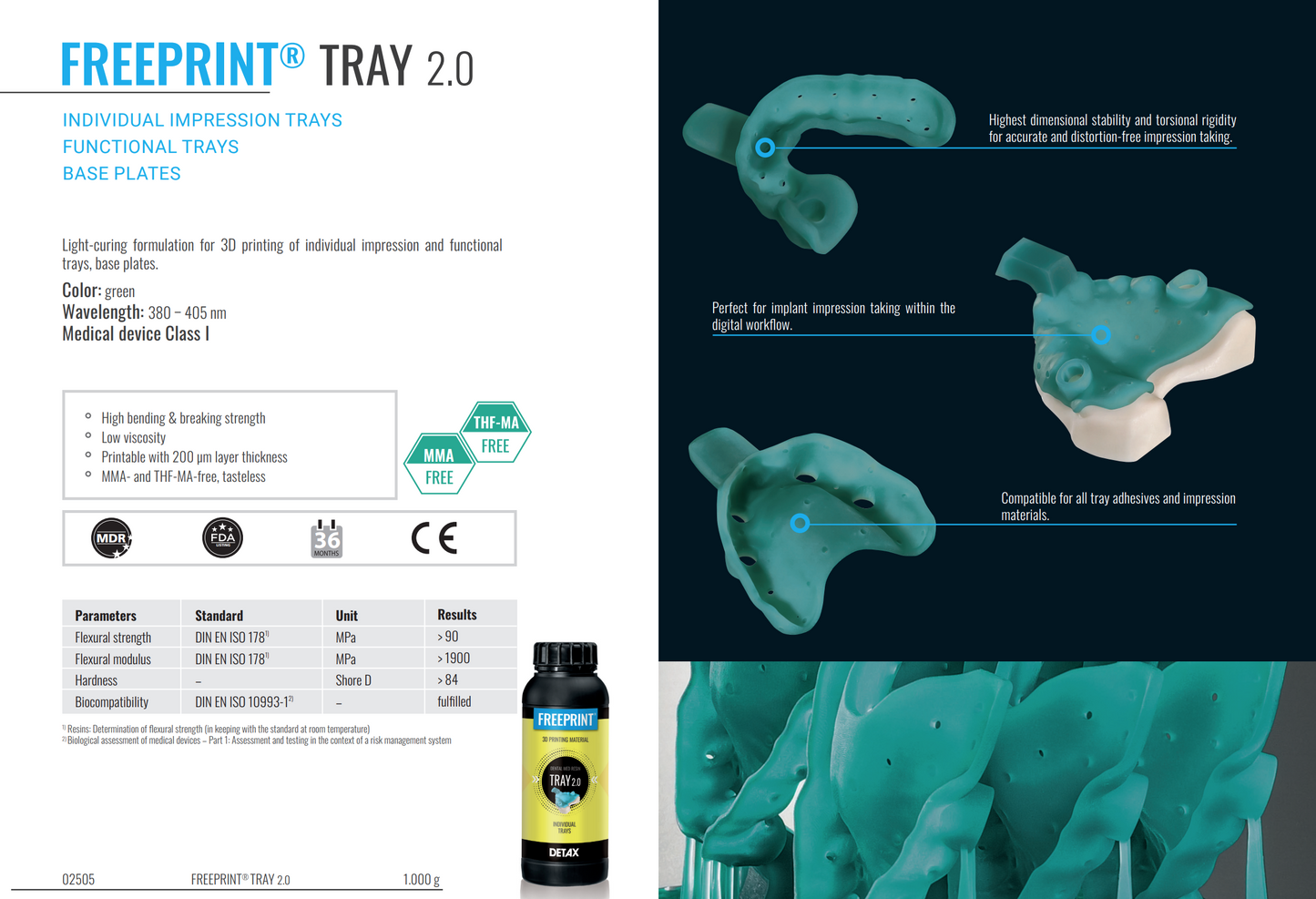 DETAX Freeprint Tray 2.0