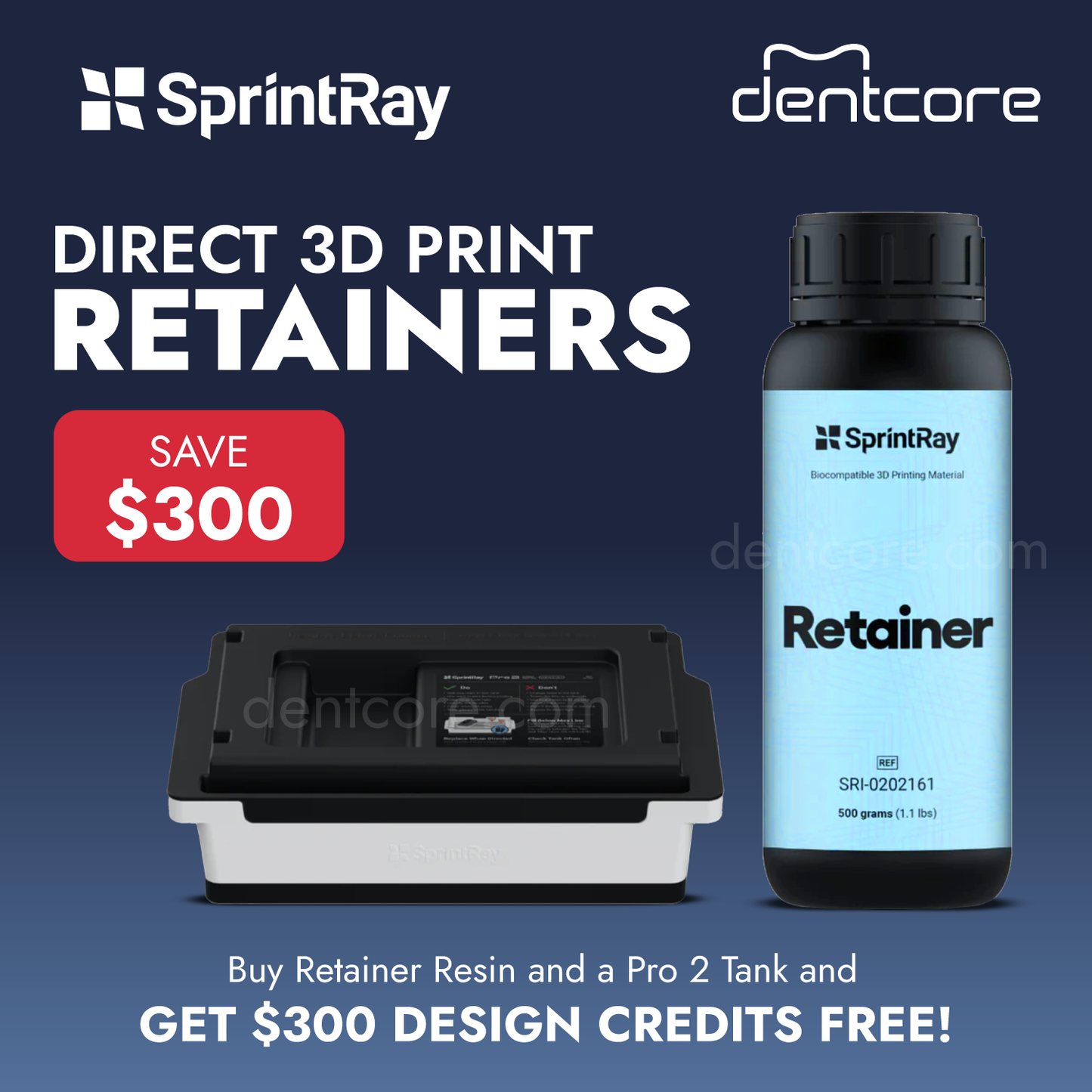 SprintRay Retainer Bundle