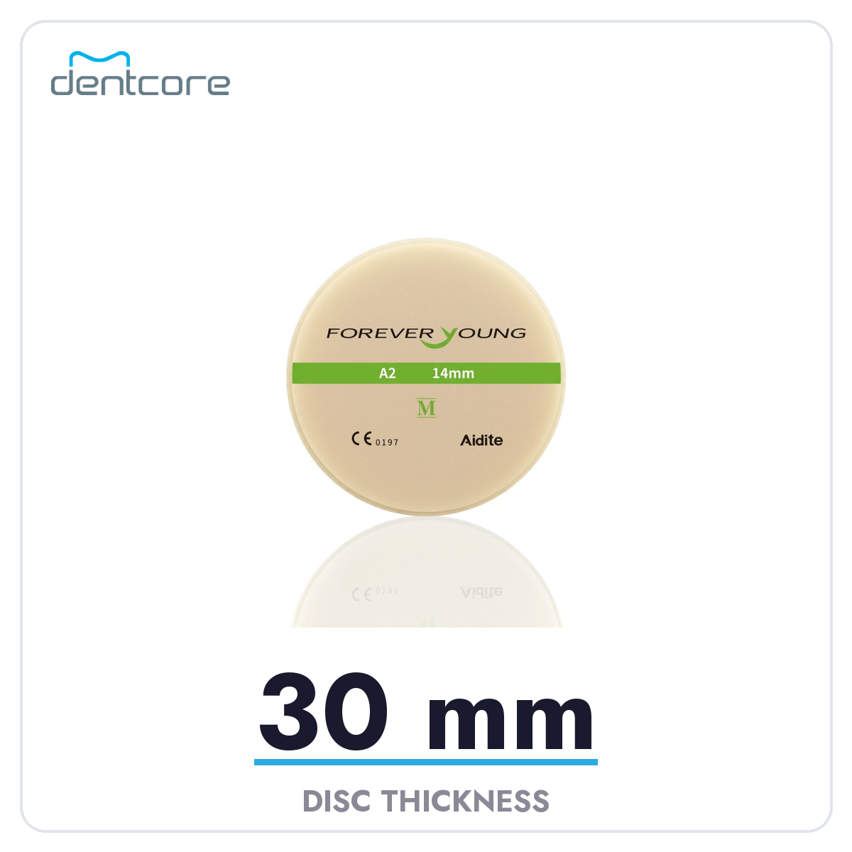 Aidite Multilayer PMMA Disc 98mm - 30mm thickness