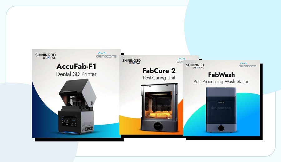 Shining 3D AccuFab-F1 + FabCure 2 + FabWash Bundle