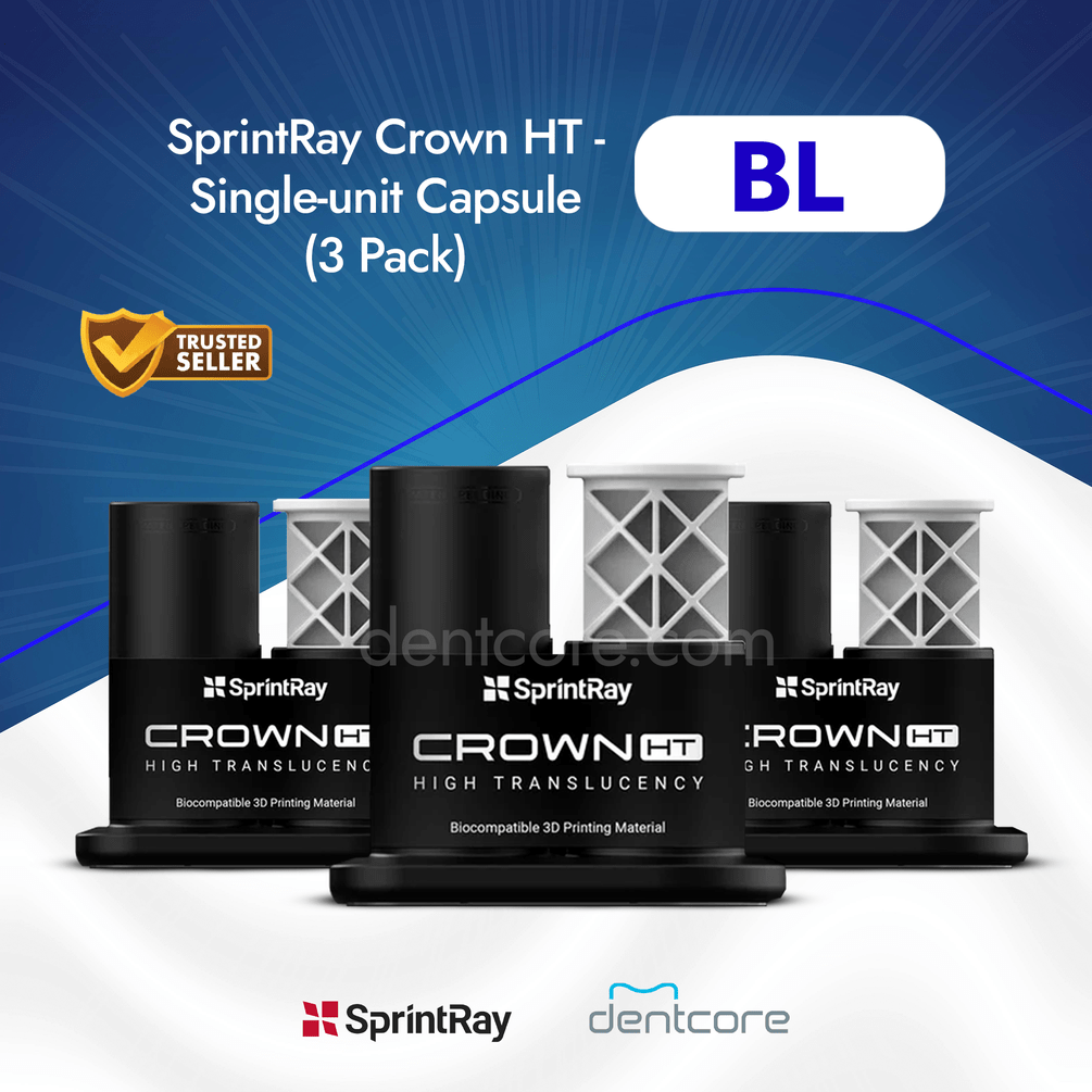 SprintRay Crown HT - Single-unit Capsule 3 Pack* - Dentcore