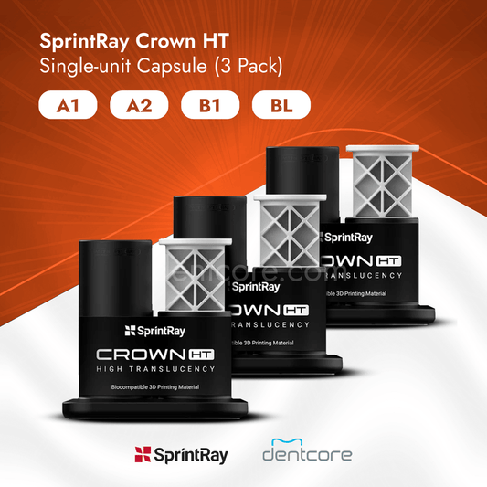SprintRay Crown HT - Single-unit Capsule 3 Pack* - Dentcore