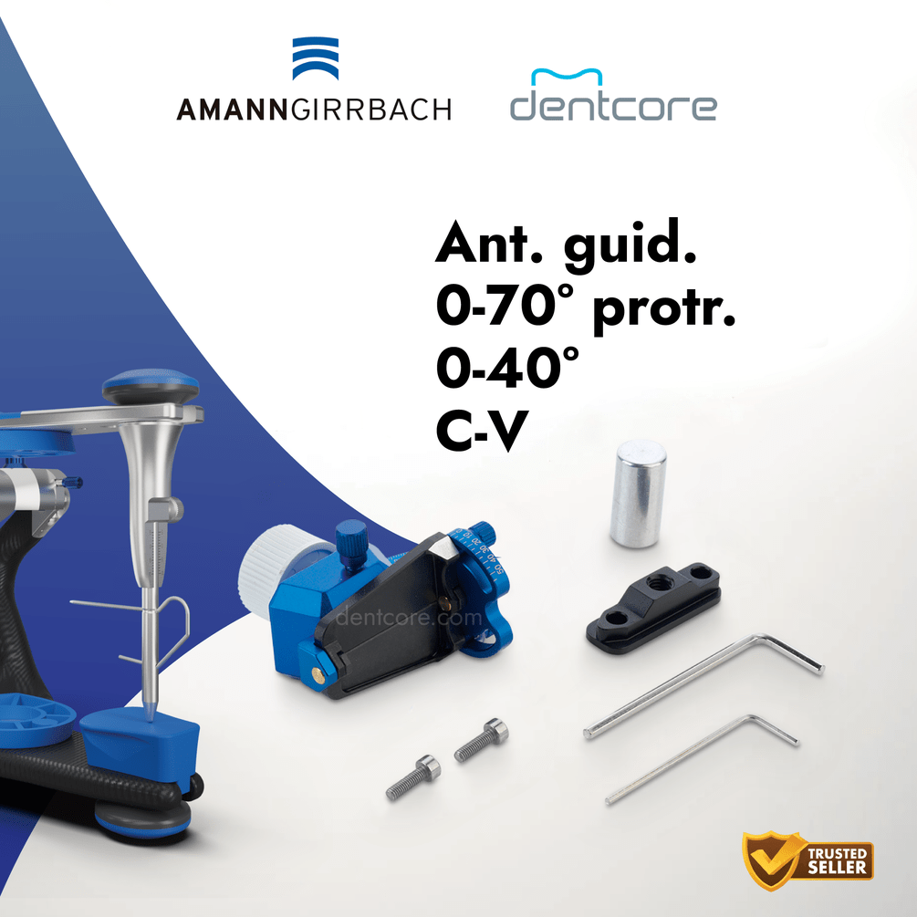 Amman Girrbach Artex Ant. guid., 0-70° protr., 0-40°, C-V. - Dentcore