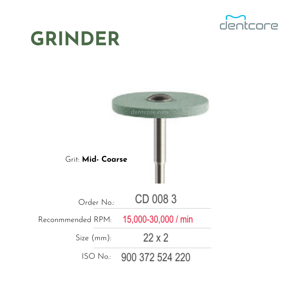CD 008 3 - Ceramic Diamond Grinders Special for Zirconia - Dentcore