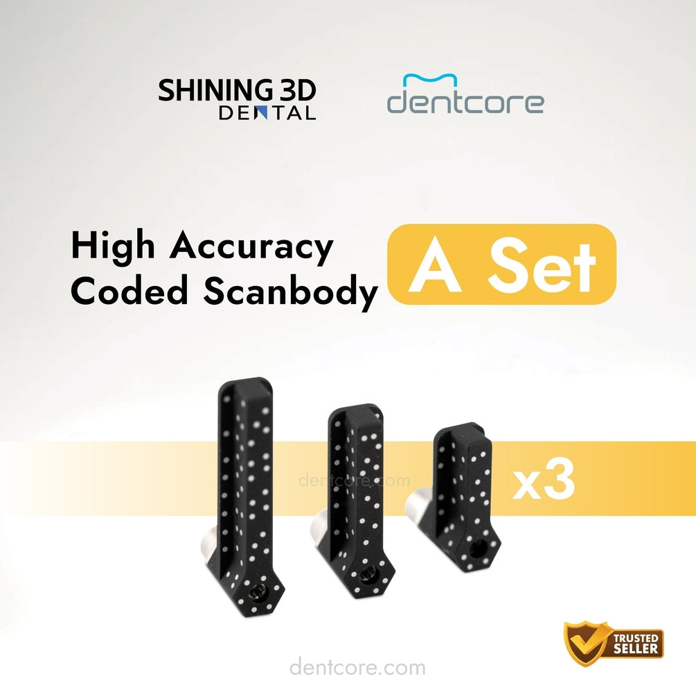 Shining 3D High Accuracy Coded Scanbody A Set - Dentcore