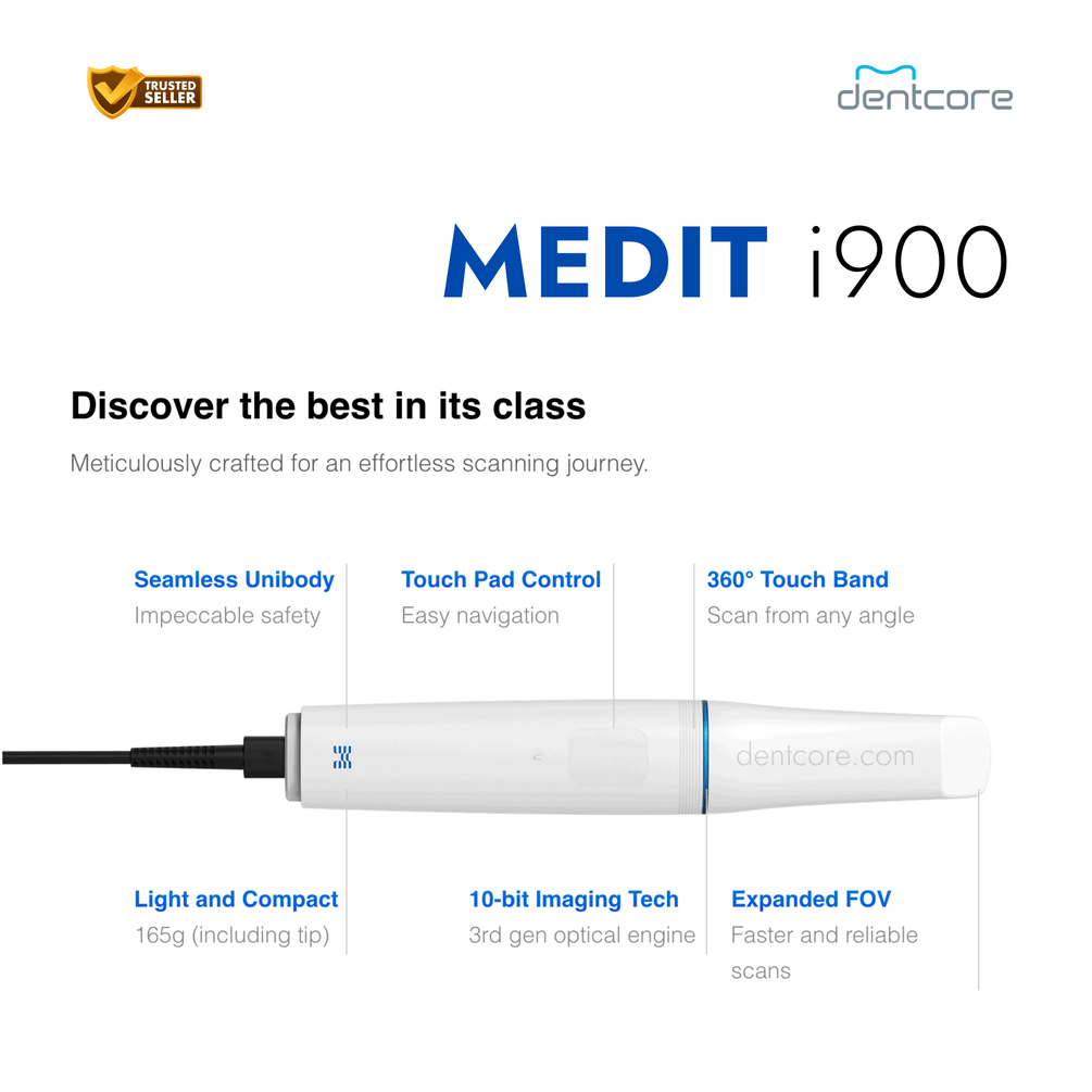 MEDIT i900 Intraoral Scanner |Now Get $4,600 CASH REBATE - Dentcore