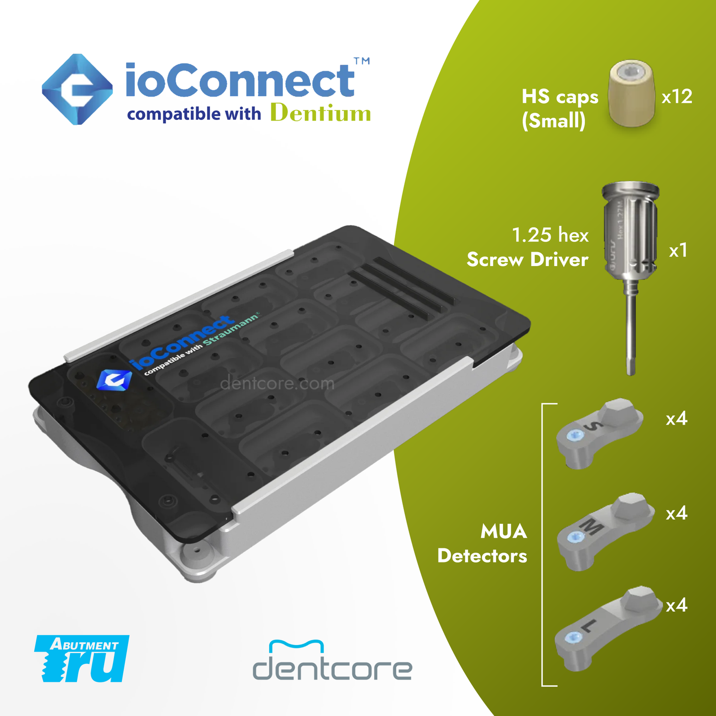 TruAbutment ioConnect Dentium MUA Compatible Scanbody