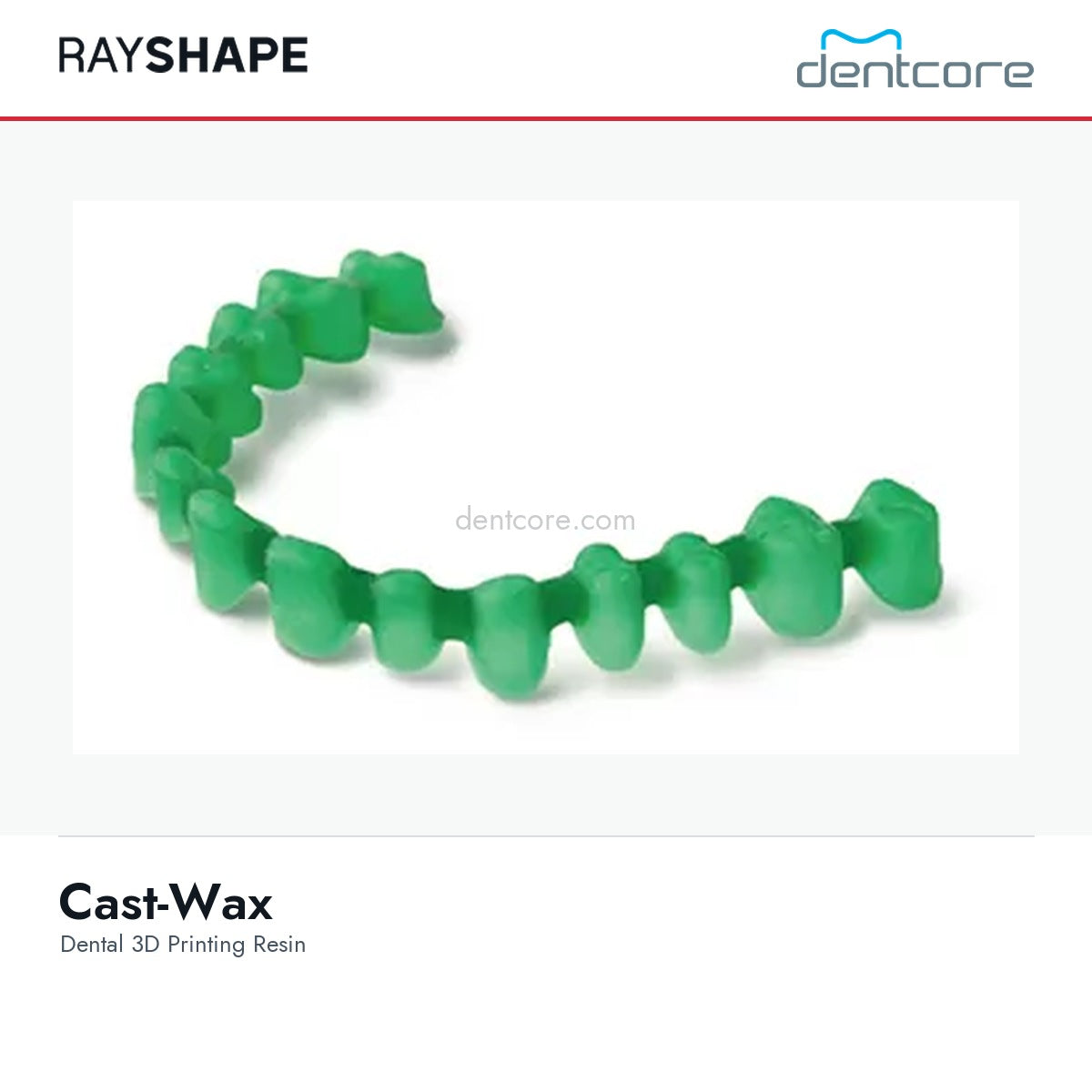 RAYSHAPE Cast-Wax - Dental 3D Printing Resin | Dentcore