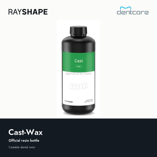 RAYSHAPE Cast-Wax official resin bottle | Dentcore [rayshape-resin-bottle-first-v1]