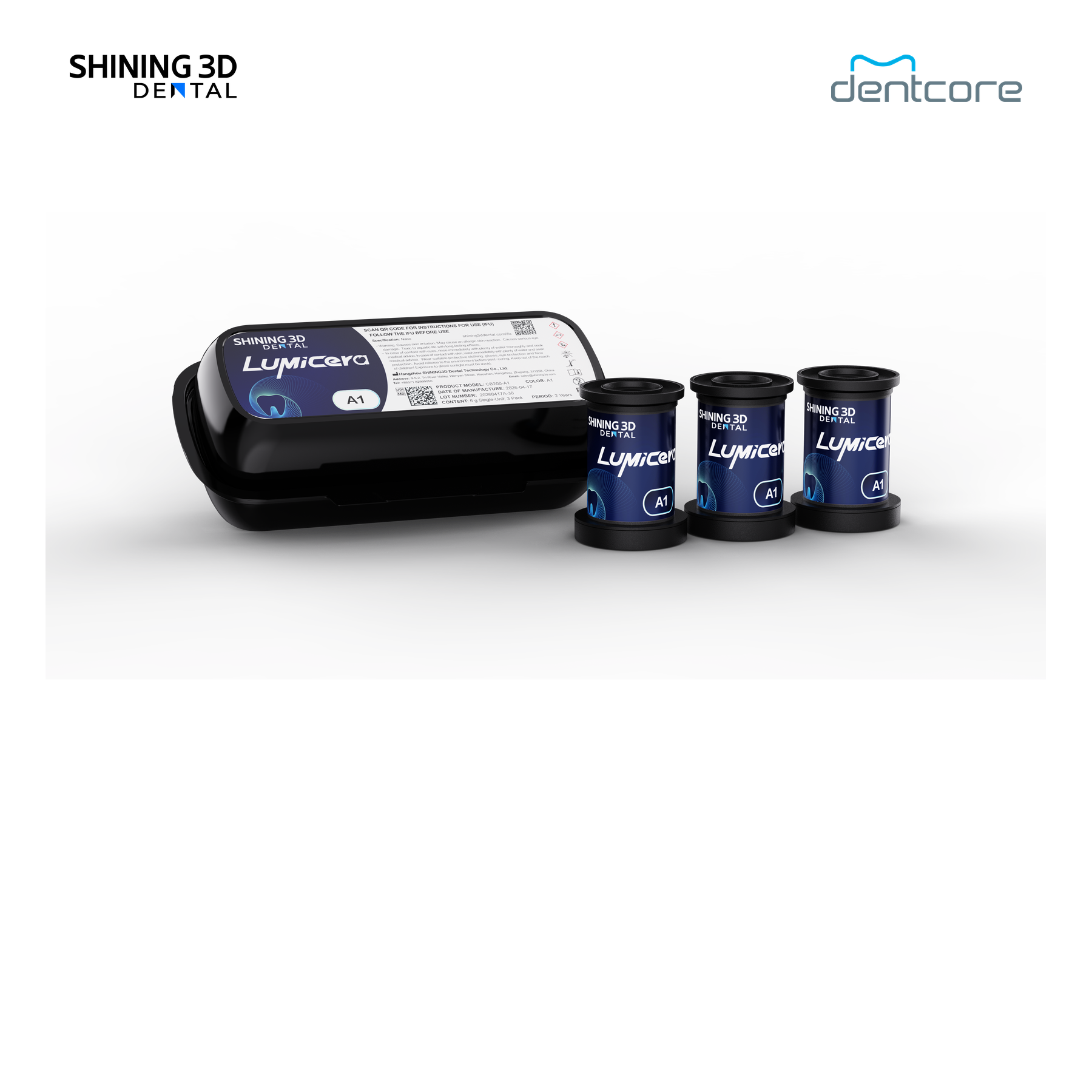Shining 3D LumiCera CB200 one box with three capsules