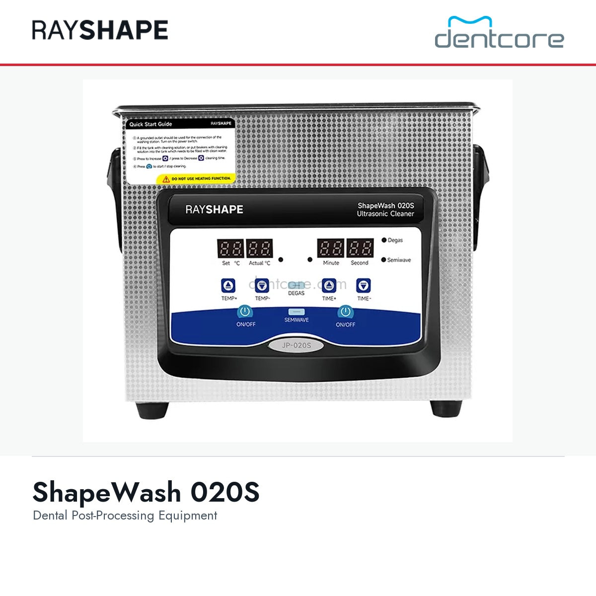RAYSHAPE ShapeWash 020S - Dental Post-Processing Equipment | Dentcore