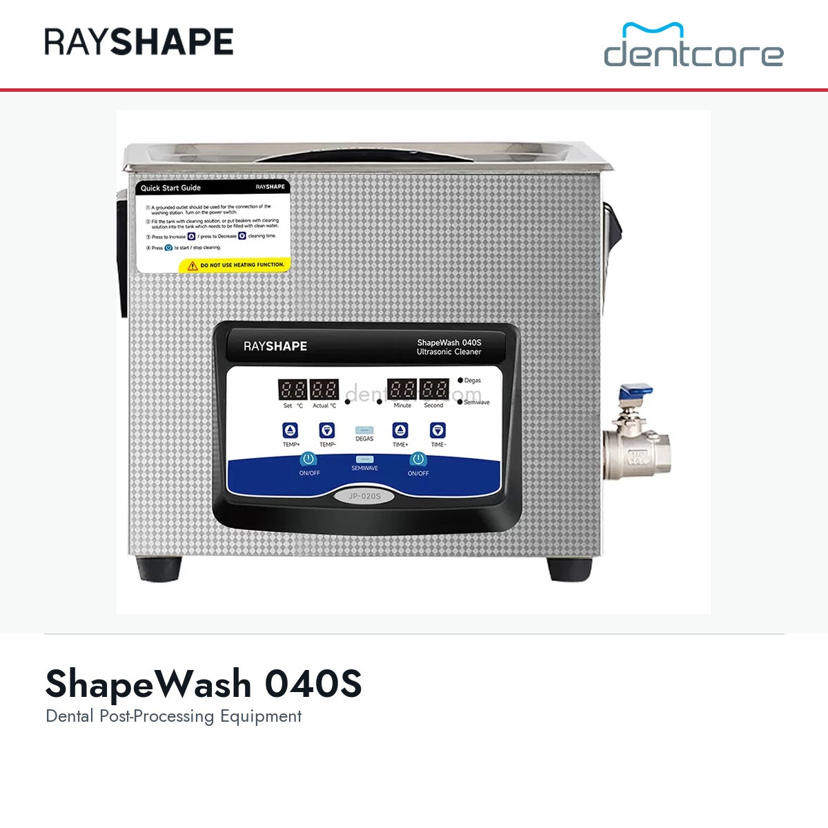RAYSHAPE ShapeWash 040S - Dental Post-Processing Equipment | Dentcore