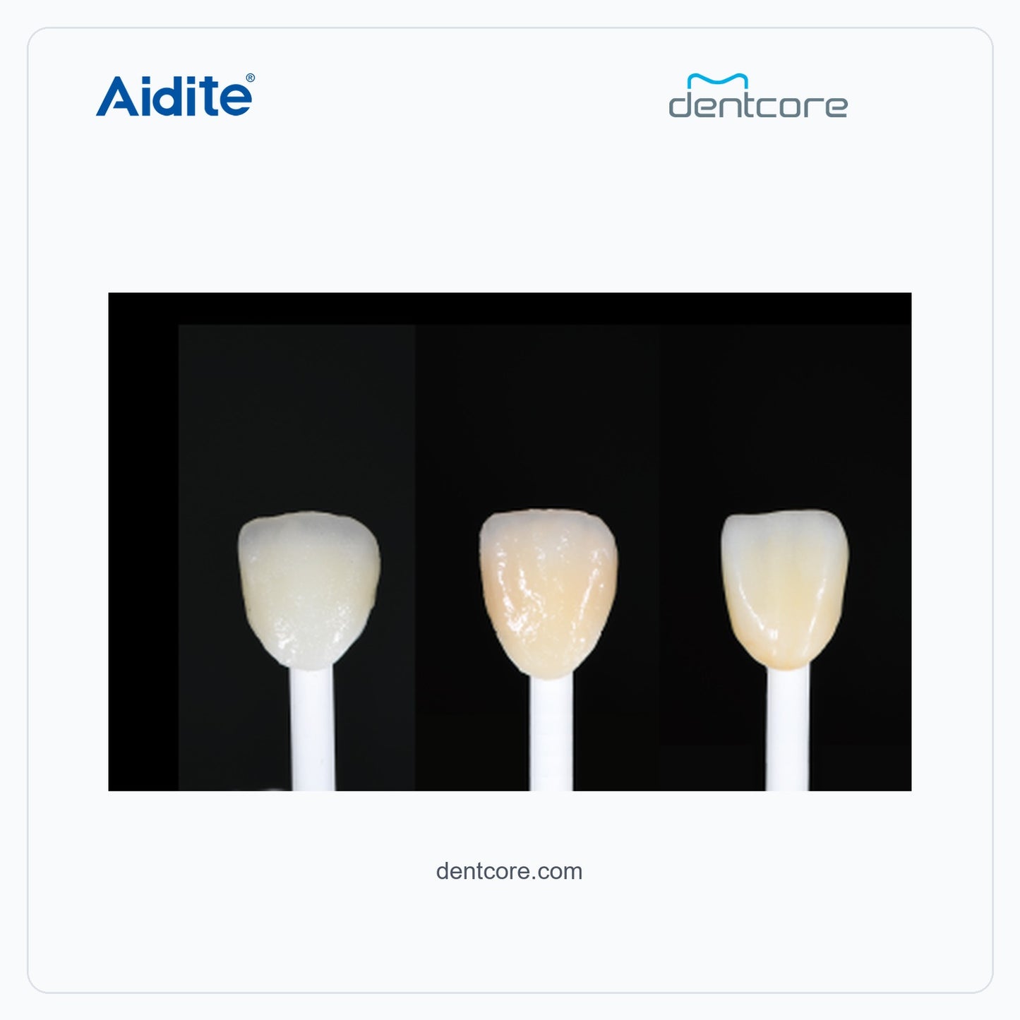 CFP-200 porcelain shade and finish examples