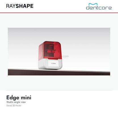 RAYSHAPE Edge mini dental 3D printer - studio angle view | Dentcore