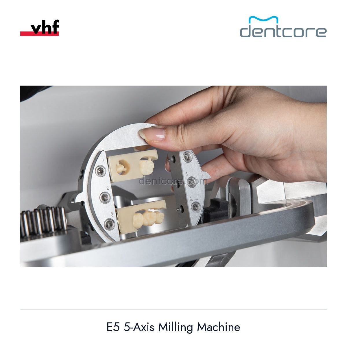 vhf E5 5-Axis Mill | Disc + Block | No Air | Dentcore