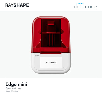 RAYSHAPE Edge mini dental 3D printer - open front view | Dentcore