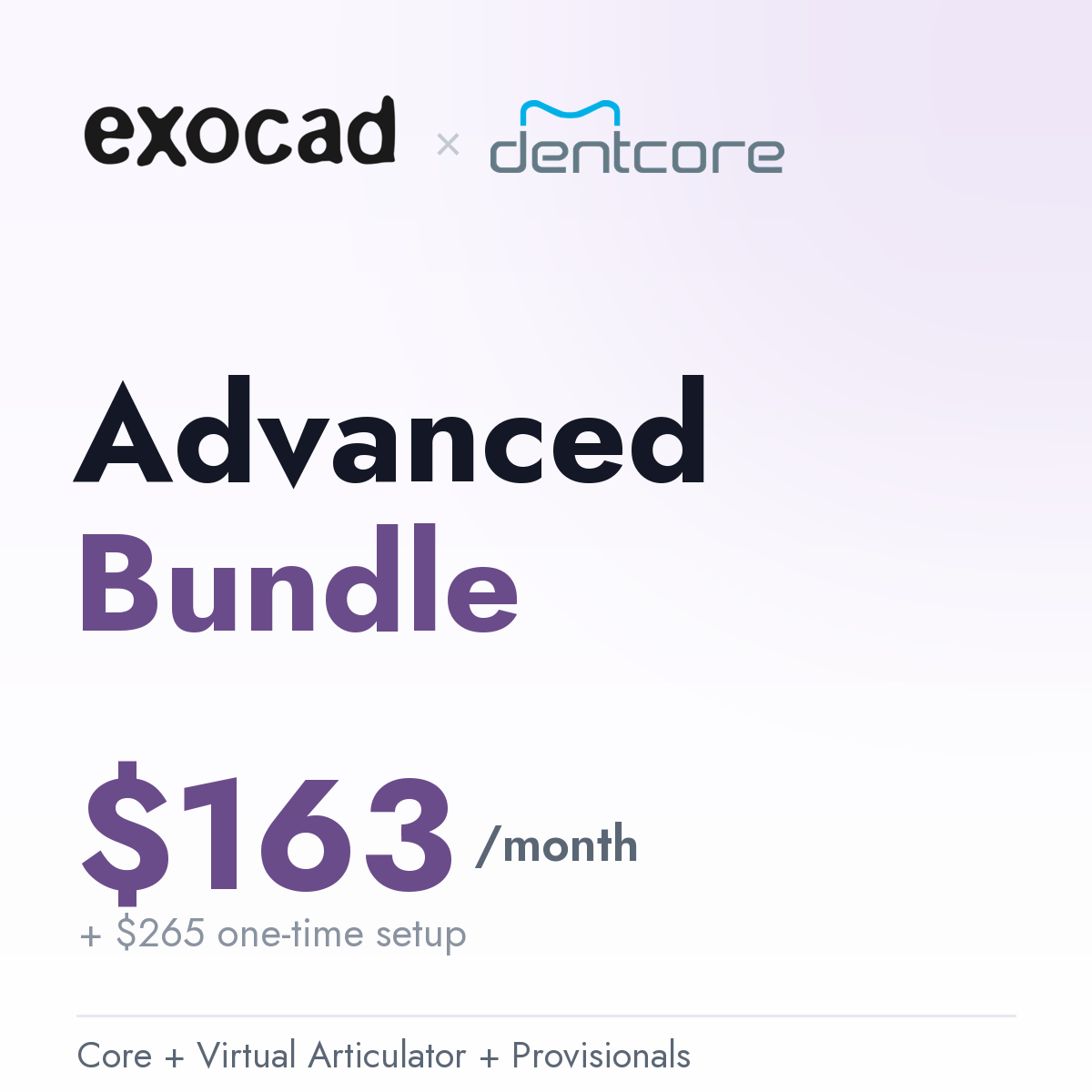 exocad rms_advanced monthly subscription