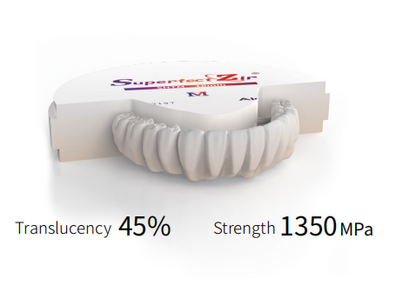 Aidite Superfect SHT-M Multilayer Zirconia Disc - official Aidite product photo