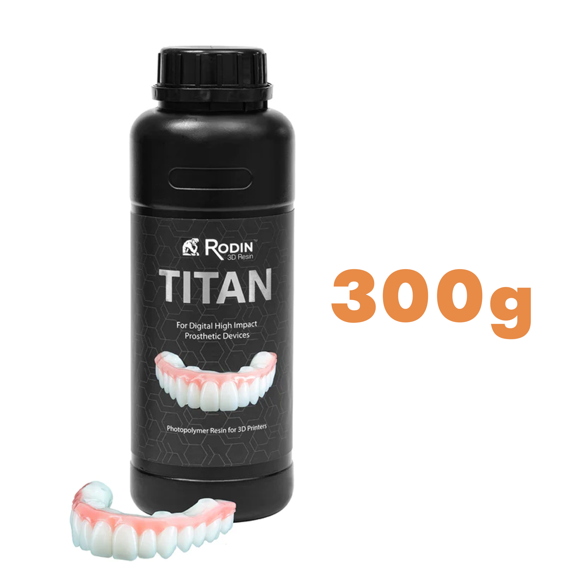 Rodin™ Titan 3D Resin - 300g/Bottle - Dentcore