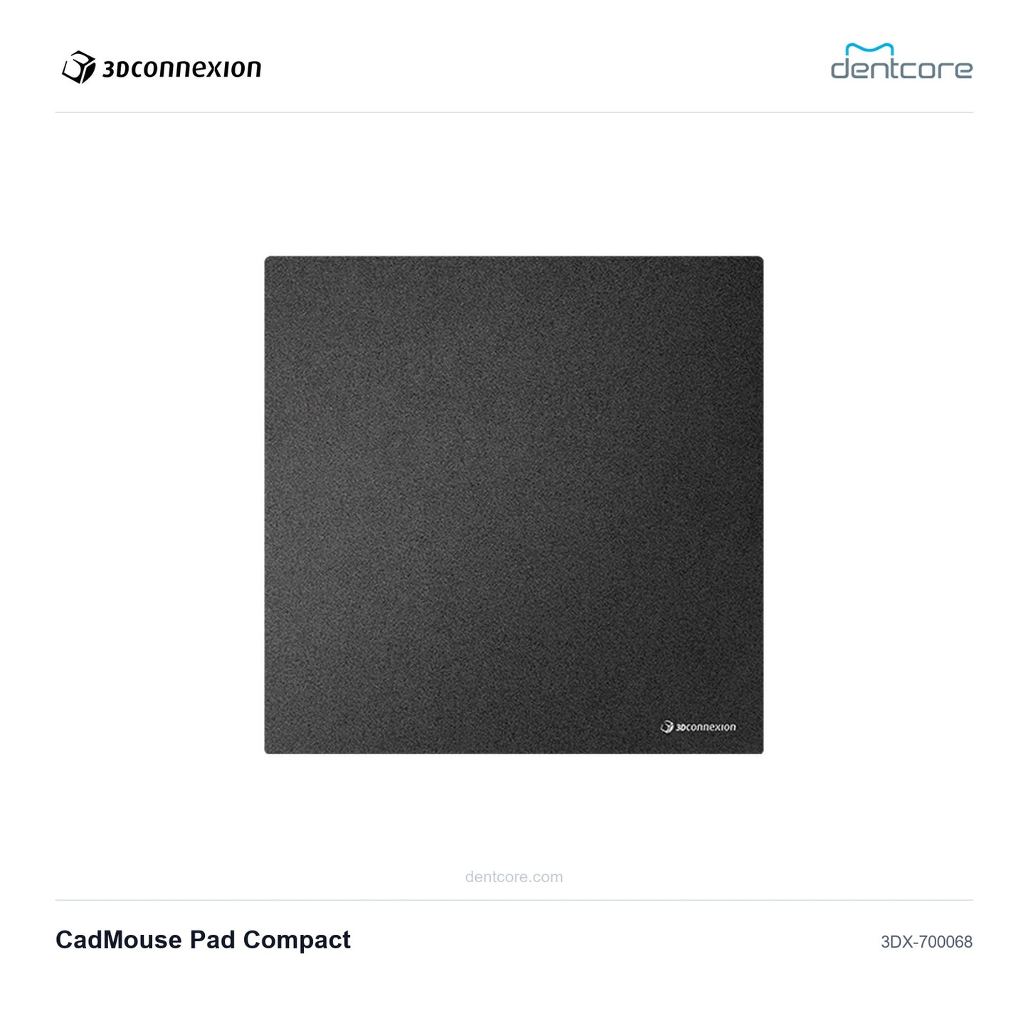3Dconnexion CadMouse Pad Compact | 3Dconnexion and Dentcore branded cover