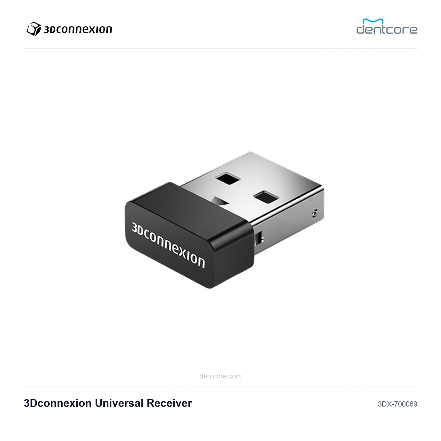 3Dconnexion 3Dconnexion Universal Receiver | 3Dconnexion and Dentcore branded cover