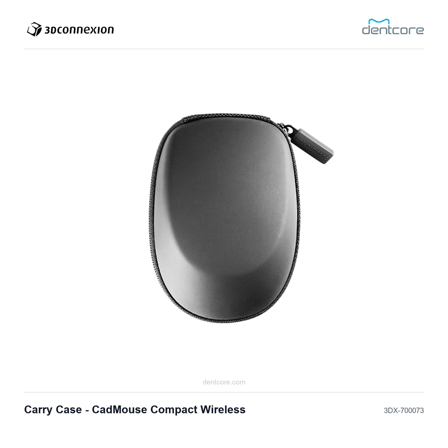 3Dconnexion Carry Case - CadMouse Compact Wireless | 3Dconnexion and Dentcore branded cover