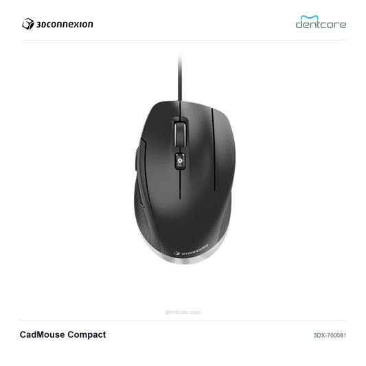 3Dconnexion CadMouse Compact | 3Dconnexion and Dentcore branded cover