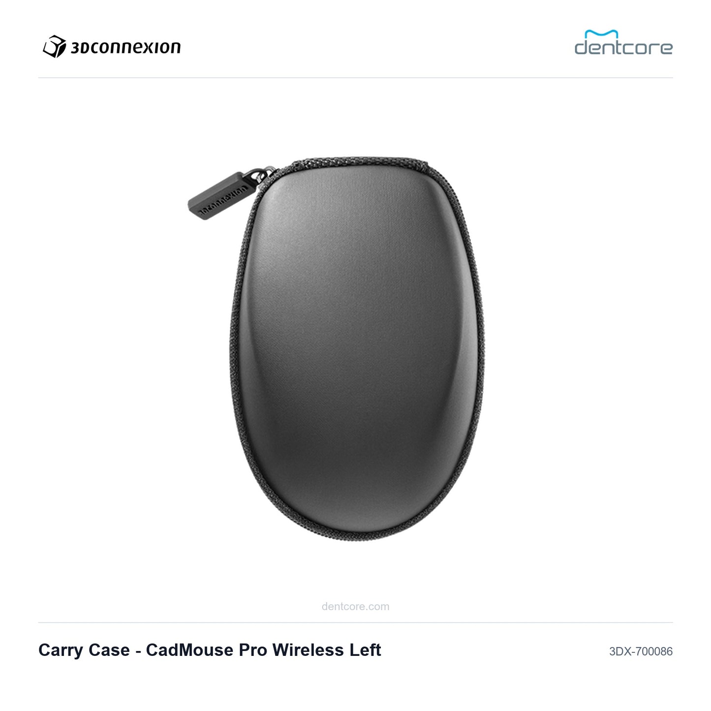 3Dconnexion Carry Case - CadMouse Pro Wireless Left | 3Dconnexion and Dentcore branded cover