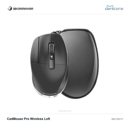 3Dconnexion CadMouse Pro Wireless Left | 3Dconnexion and Dentcore branded cover