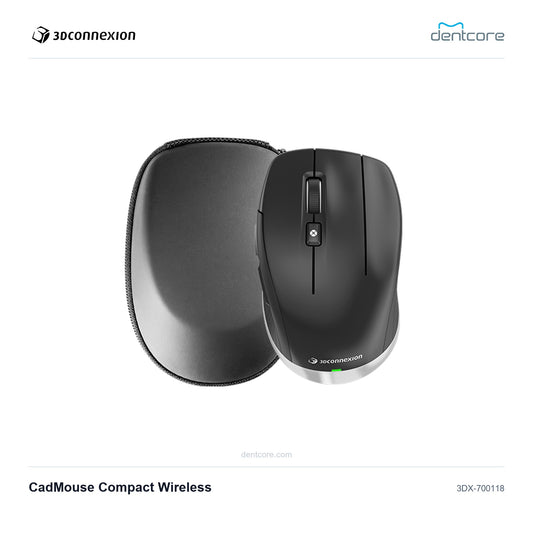 3Dconnexion CadMouse Compact Wireless | 3Dconnexion and Dentcore branded cover