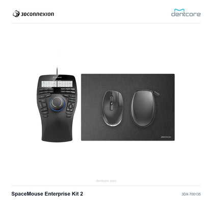3Dconnexion SpaceMouse Enterprise Kit 2 | 3Dconnexion and Dentcore branded cover