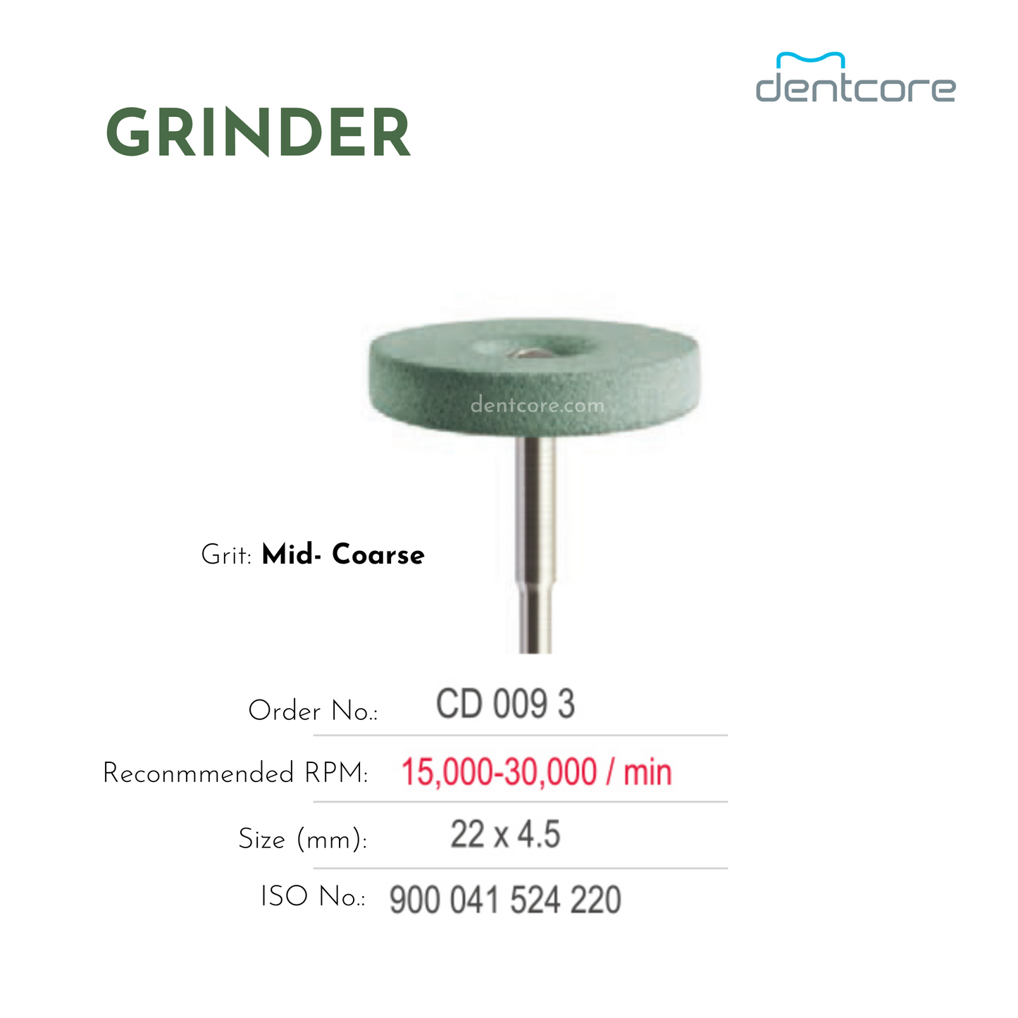 CD 009 3 - Ceramic Diamond Grinders Special for Zirconia