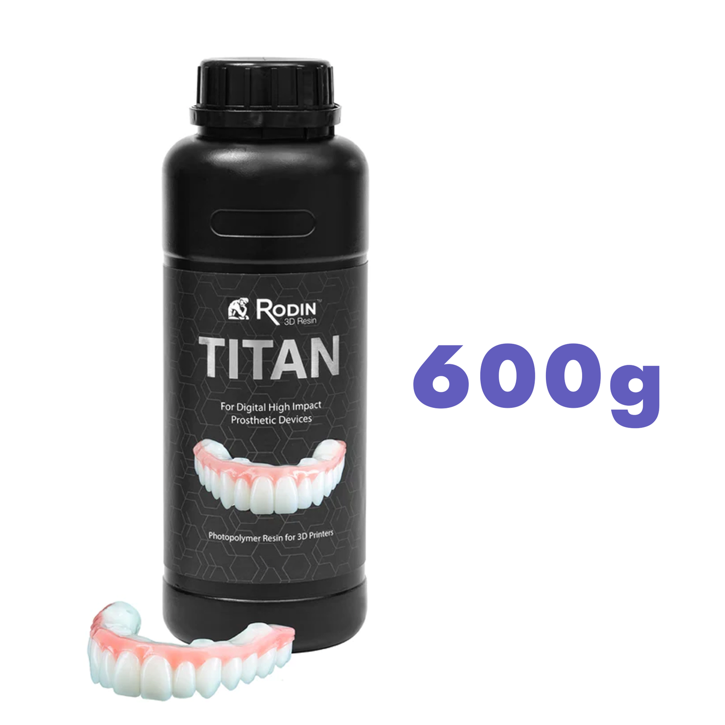 Rodin™ Titan 3D Resin - 600g/Bottle - Dentcore