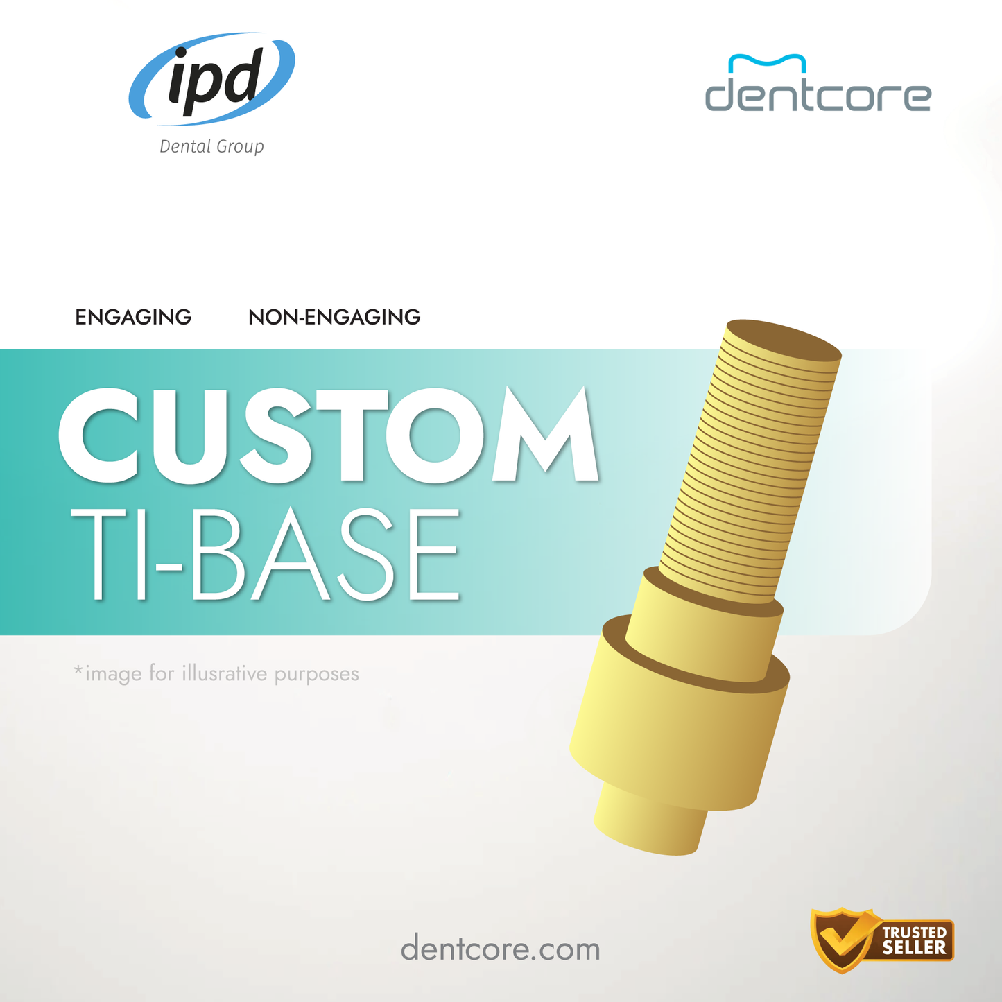 IPD RB-IR-04/3D Neodent  Custom Ti-Base Engaging GM H 3.0