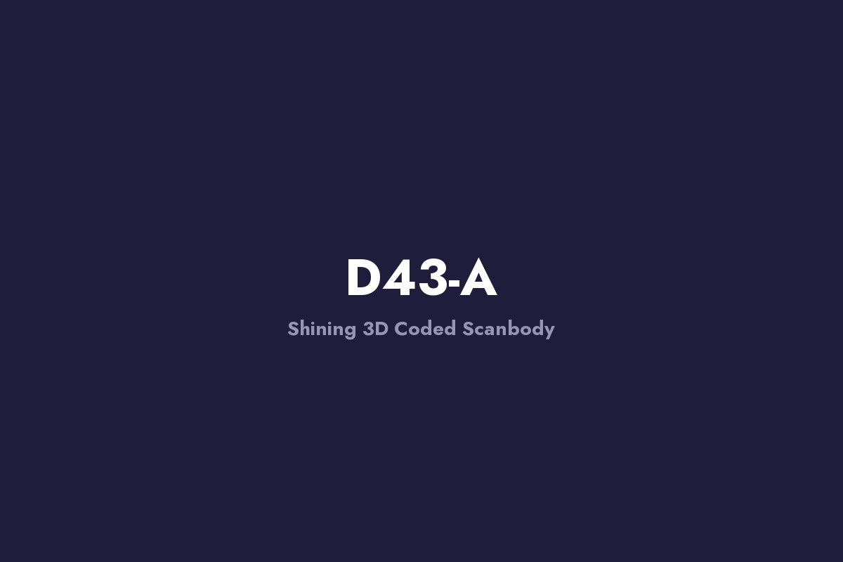 Shining 3D High Accuracy Coded Scanbody D43-A Set (Torque Wrench and Screw Driver Included)