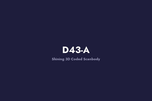 Shining 3D Cap Scanbody for D43-A Set High Accuracy Coded Scanbody