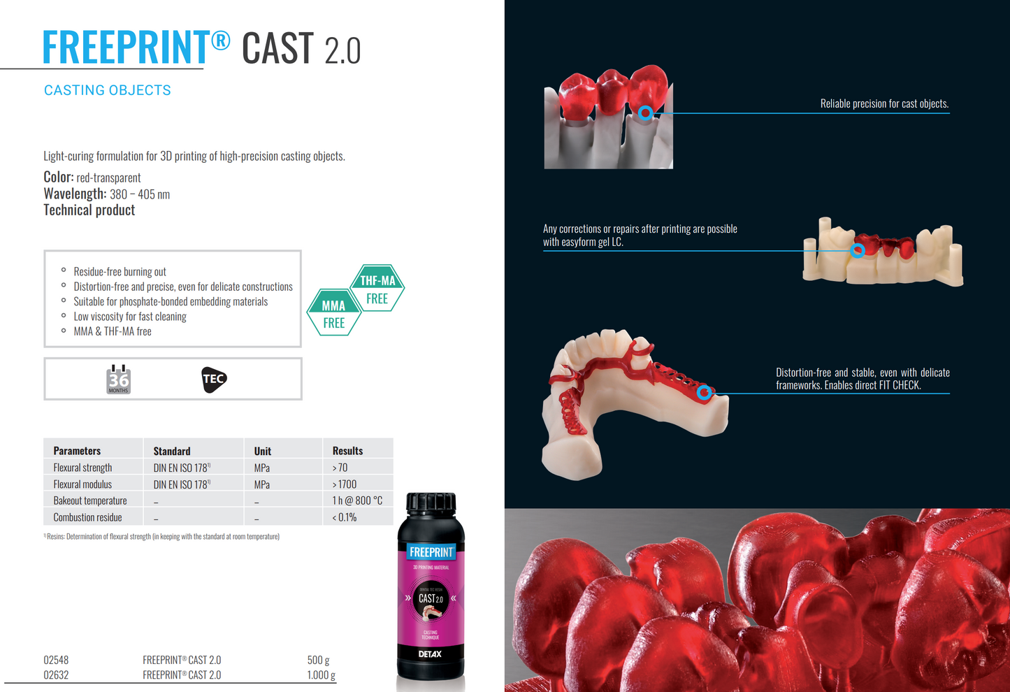 DETAX Freeprint Cast 2.0