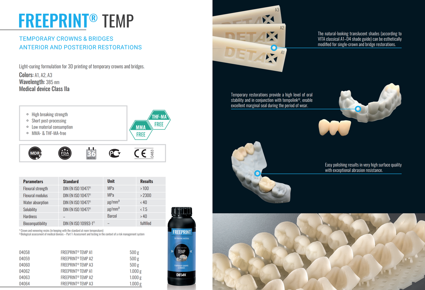 DETAX Freeprint Temp