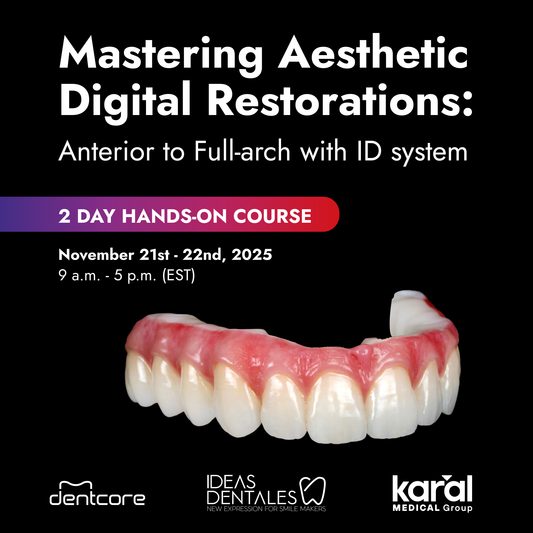 Mastering Aesthetic Digital Restorations: Anterior to Full-arch with ID system