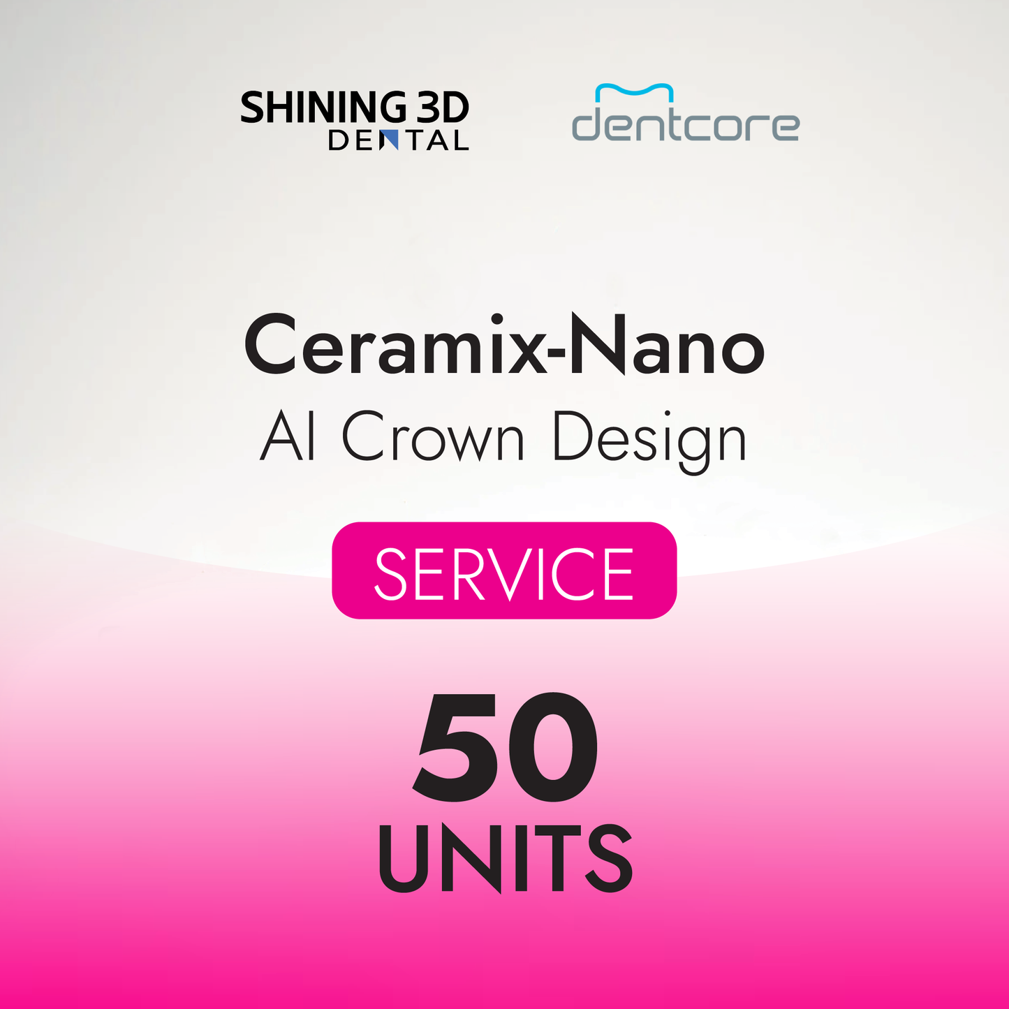 Shining 3D Ceramix-Nano AI Crown Design Service Credit - 50 Units