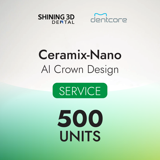 Shining 3D Ceramix-Nano AI Crown Design Service Credit - 500 Units