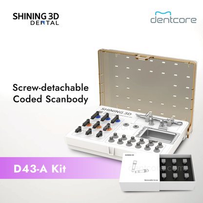 Shining 3D Screw-Detachable Scanbody D43-A Kit