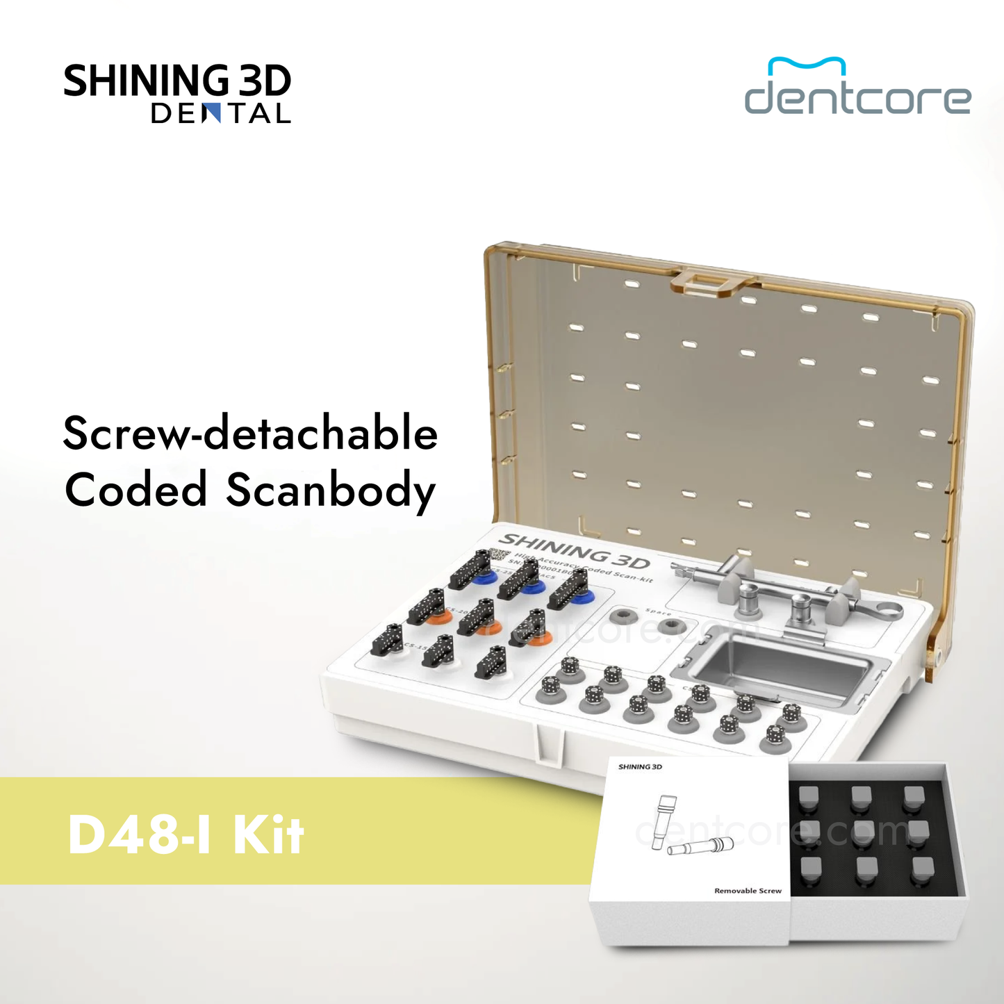 Shining 3D Screw-Detachable Scanbody I Kit